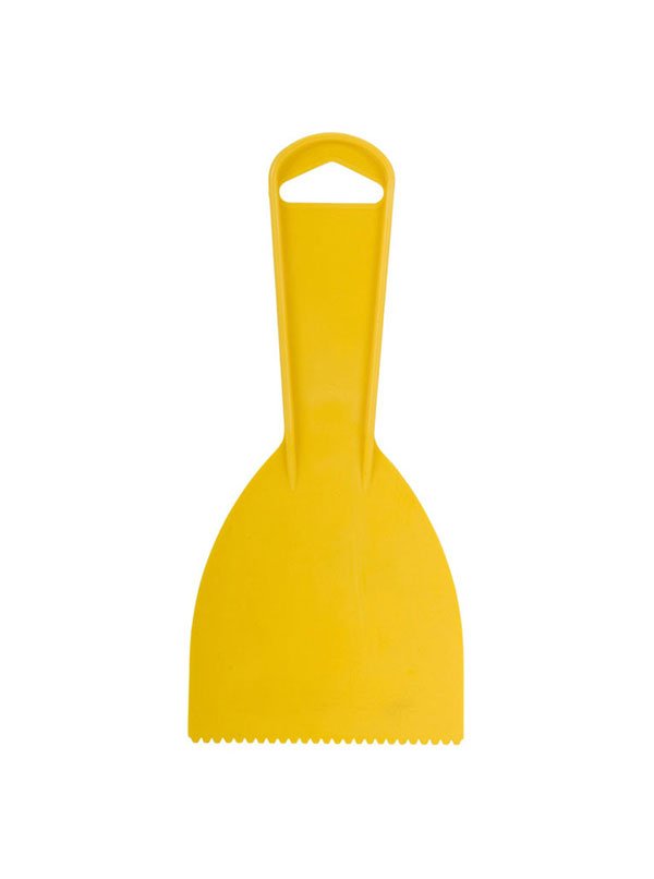 Hyde Tools 05534 Plastic Square - Notch Adhesive Spreader, 3” | the Hyde Store