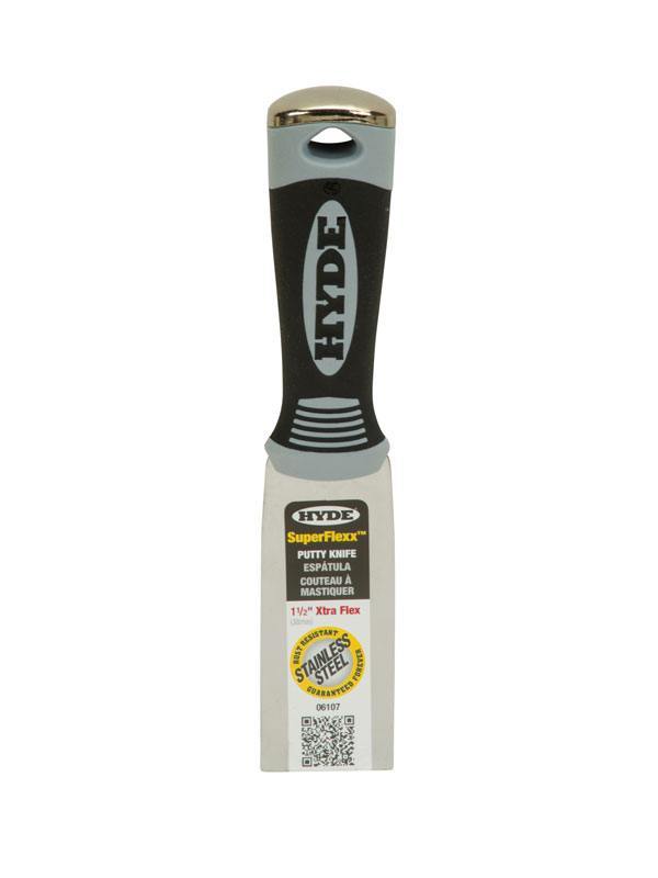 Hyde Tools 06107 1 - 1/2” SuperFlexx™ Stainless Steel Putty Knife | the Hyde Store