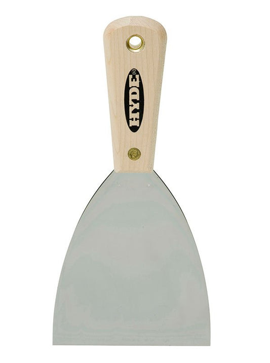 Hyde Tools 07745 Hardwood Flexible Joint Knife, 4” | the Hyde Store