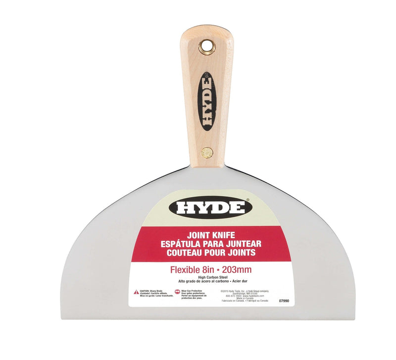 Hyde Tools 07990 8" Flex Wood Handle Joint Knife | the Hyde Store