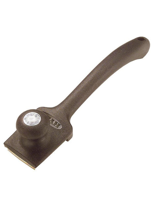 Hyde Tools 10540 Black & Silver® 2 - 1/2” Lifetime 4 - Edge Scraper w/ Pull Knob | the Hyde Store