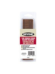 Hyde Tools 13127 Single Edge Blades, 100 Heavy Duty | the Hyde Store