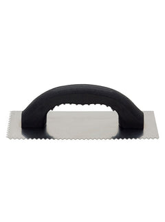 Hyde Tools 19030 Single V-Notch Trowel, 9-1/4” x 4-1/4”