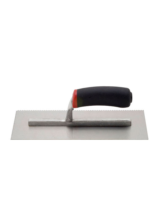 Hyde Tools 19032 V-Notch Adhesive Trowel, 4-1/2” x 11”
