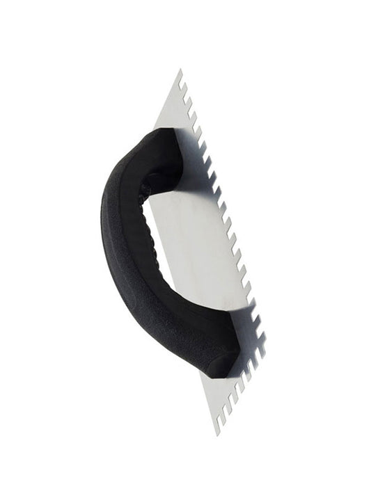 Hyde Tools 19070 Single Square - Notch Trowel, 9 - 1/4” x 4 - 1/4” | the Hyde Store