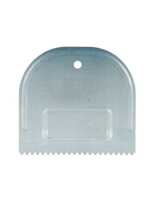 Hyde Tools 19090 U-Notch Metal Adhesive Spreader, 4-3/4” - the Hyde Store