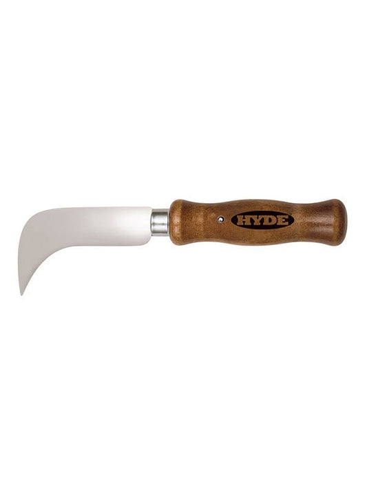 Hyde Tools 20610 Flooring/Drywall Long Point Knife, 3 - 1/2” | the Hyde Store