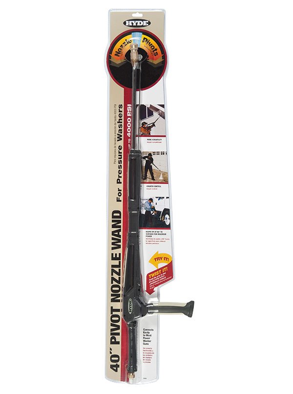 Hyde Tools 28440 40" Pivot Nozzle Pressure Washer Wand | the Hyde Store