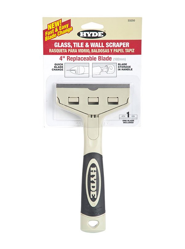 Hyde Tools 33250 4" Glass Scraper | the Hyde Store