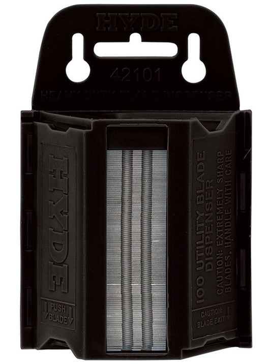 Hyde Tools 42102 Rounded Tip 100 - Blade Dispenser | the Hyde Store