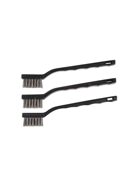 Hyde Tools 46650 Mini Brushes, Stainless Steel (3)