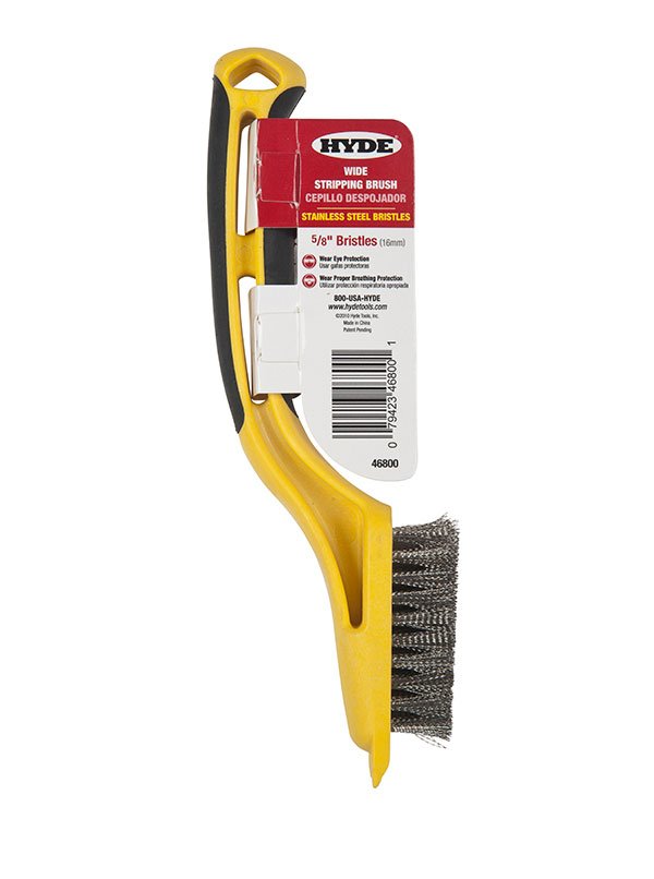 Hyde Tools 46800 5/8" SS Bristle Stripping Brush | the Hyde Store