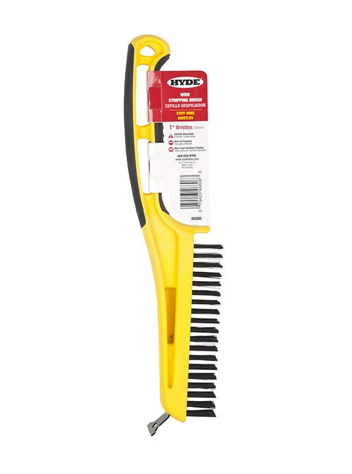 Hyde Tools 46806 1" Wire Bristle Stripping Brush - the Hyde Store