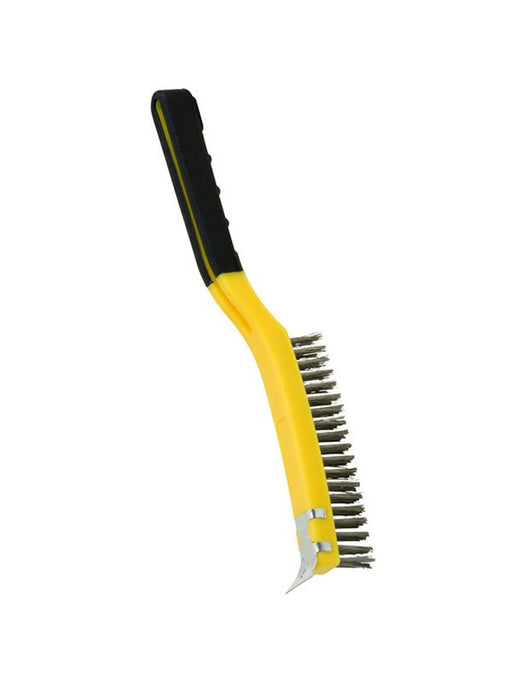 Hyde Tools 46810 1" SS Bristle Scraping Brush - the Hyde Store