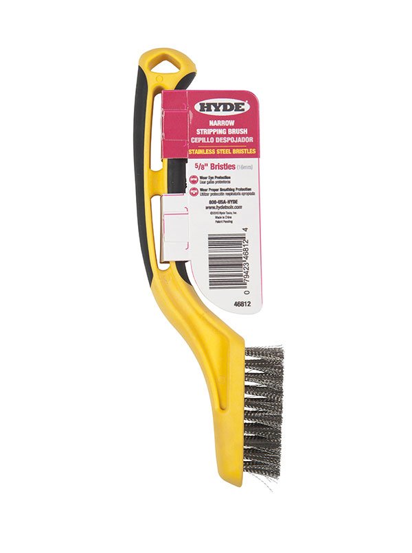 Hyde Tools 46812 5/8" SS Bristle Grout Brush | the Hyde Store