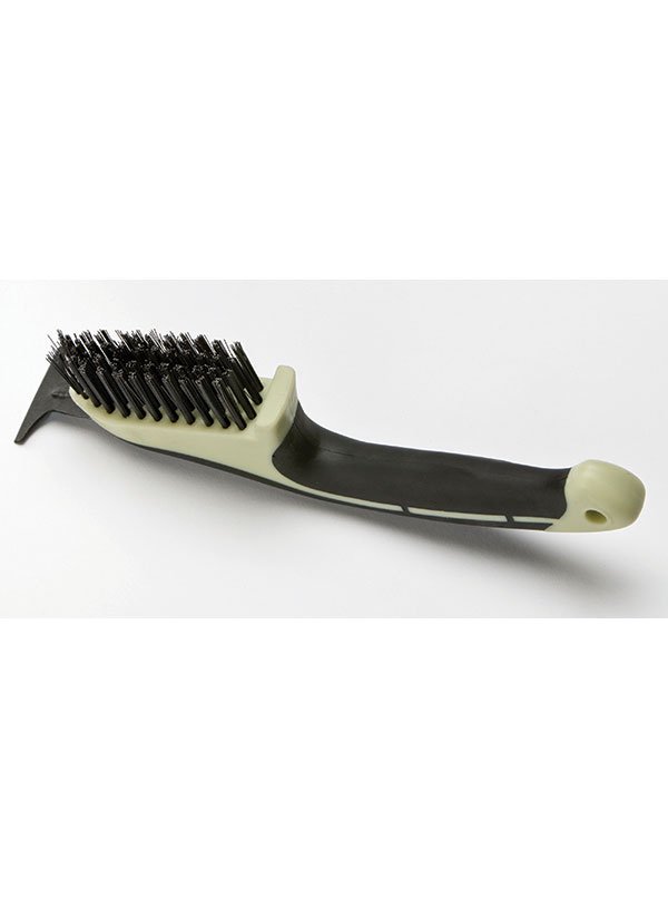 Hyde Tools 46835 MAXXGRIP PRO® High Carbon Steel 3 - 1/4" Wire Brush w/Scraper | the Hyde Store