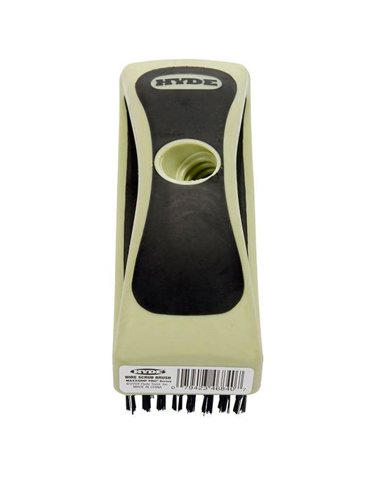 Hyde Tools 46840 MAXXGRIP PRO® High Carbon Steel 6-3/4" Wire Brush