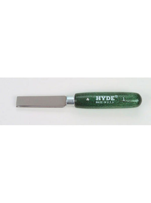 Hyde Tools 50050 Regular Square Point Knife #1, Wood Handle