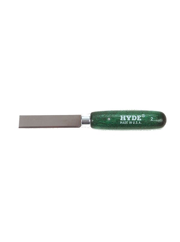 Hyde Tools 50100 Regular Square Point Knife 2, Wood Handle | the Hyde Store