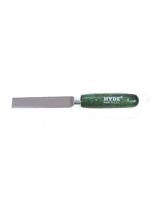 Hyde Tools 50350 Regular Square Point Knife 4, Wood Handle | the Hyde Store