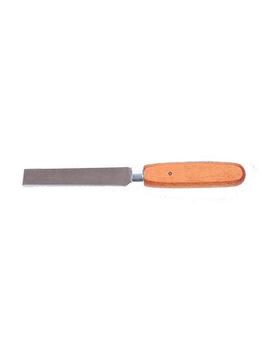 Hyde Tools 50400 Regular Square Point Knife #4, Flat Side Wood Handle - the Hyde Store