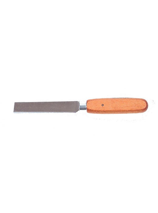 Hyde Tools 50400 Regular Square Point Knife #4, Flat Side Wood Handle - the Hyde Store