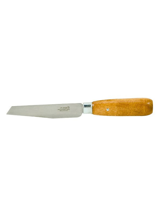 Hyde Tools 55500 English Shoe Knife #2 for Leatherwork, 4-3/8” x 7/8”