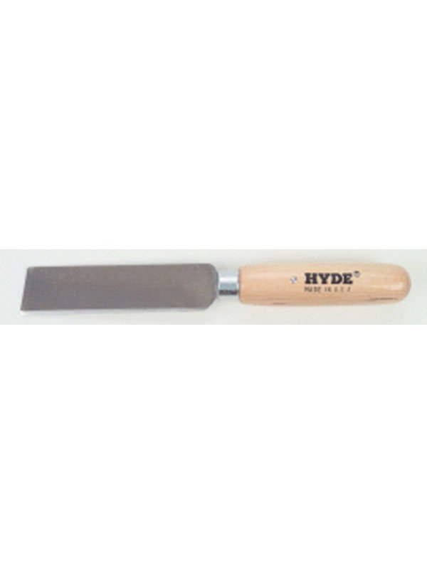 Hyde Tools 60090 Square Point Knife, Wood Handle | the Hyde Store