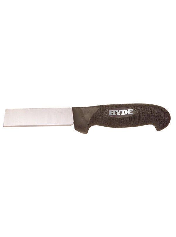 Hyde Tools 60102 Black & Silver® 4” Knife, 15 Gauge | the Hyde Store