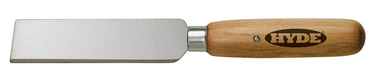 Hyde Tools 60450 Square Point Knife, Wood Handle | the Hyde Store