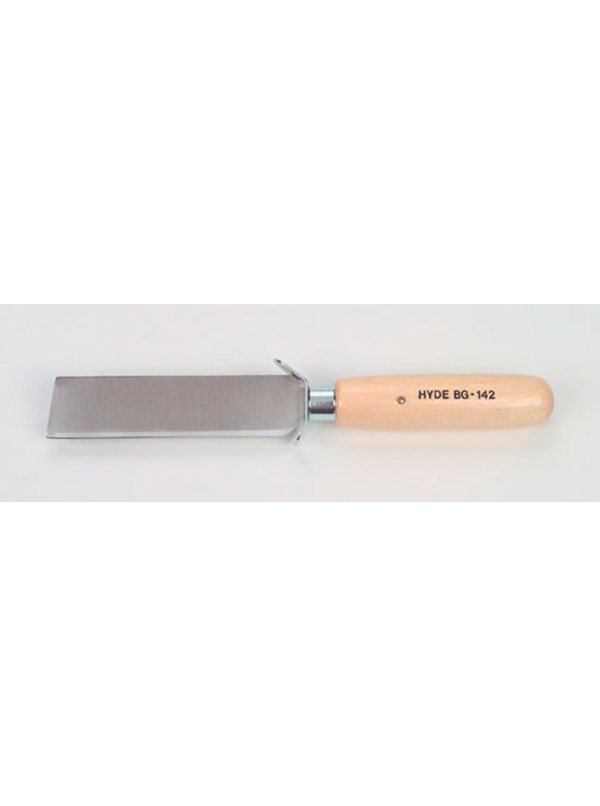 Hyde Tools 60510 Square Point Knife, Safety Wood Handle | the Hyde Store