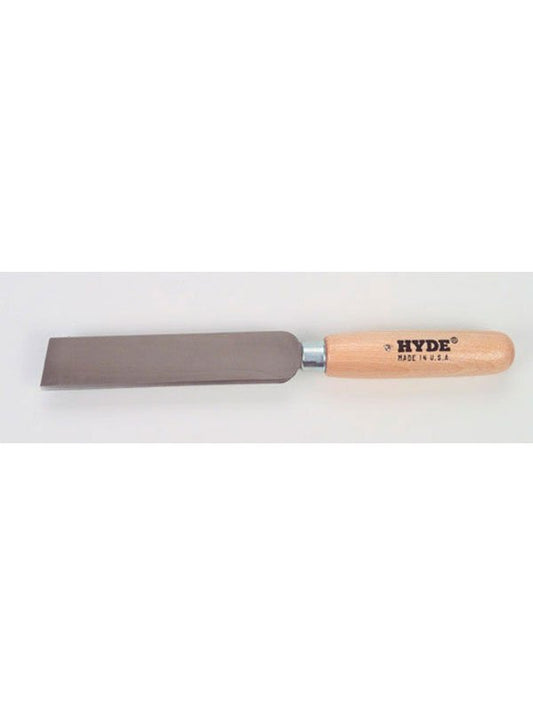 Hyde Tools 60570 Square Point Knife, Wood Handle | the Hyde Store