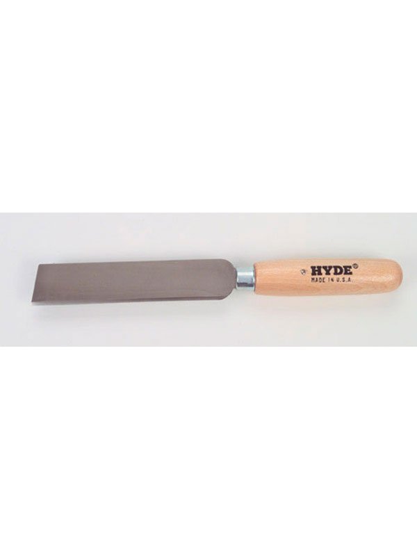 Hyde Tools 60570 Square Point Knife, Wood Handle | the Hyde Store