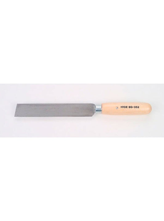 Hyde Tools 60750 Hollow Ground Square Point Knife (BG352) | the Hyde Store
