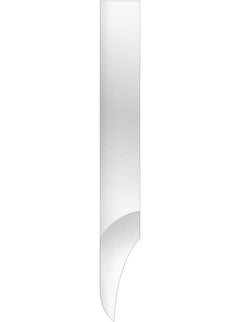 Hyde Tools 62300 Mill Blade (087) Flat Grind