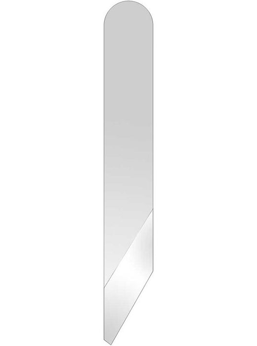 Hyde Tools 62930 Mill Blade (BG77M) Flat Grind High Speed