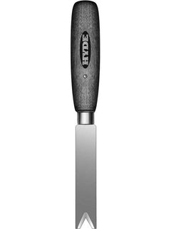 Hyde Tools 66330 Straight V-Trim Knife 3787A, 3-15/16" x 11/16"
