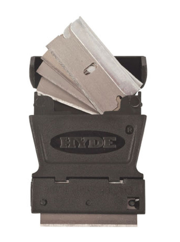 Mini Glass Scraper with 5 Blades Stored in Handle | the Hyde Store