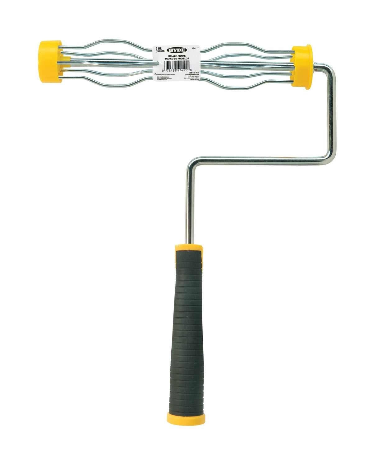 Pro cage frame, 5 - wire, soft grip handle (9'' x 5/16") | the Hyde Store