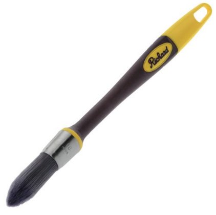 Richard 13418 3/4" Elegance Trim Brush, Soft - Grip Handle, Polyester SRT | the Hyde Store