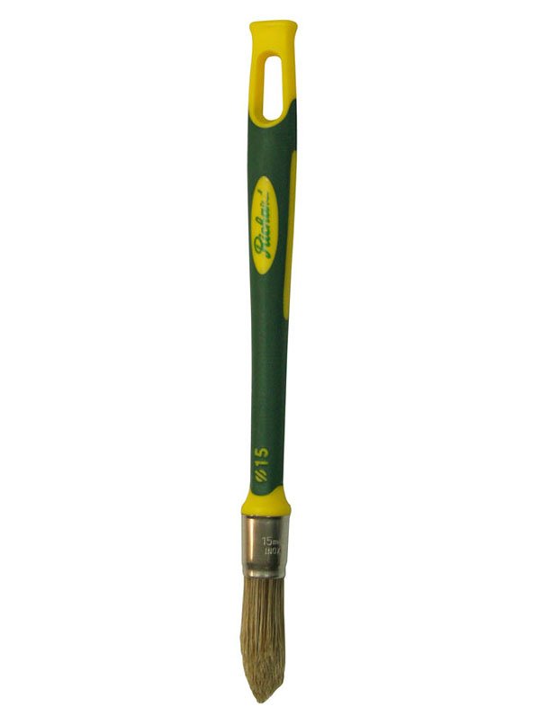 Richard 13515 Tapered 5/8'' trim brush for latex paint with soft - grip handle | the Hyde Store