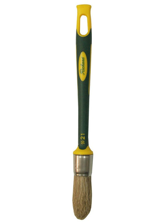 Richard 13521 Tapered 7/8'' trim brush for latex paint with soft - grip handle | the Hyde Store