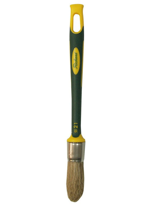 Richard 13521 Tapered 7/8'' trim brush for latex paint with soft-grip handle - the Hyde Store
