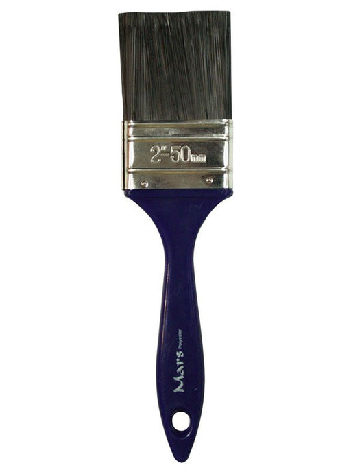 Richard 80003 2" straight paint brush, UTILITY MARS series. Polyester, blue plastic handle. - the Hyde Store