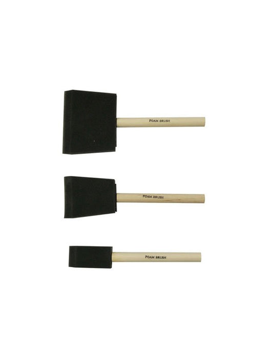 Richard 80100 Kit of 1'', 2'', 3'' foam brushes, UTILITY series - the Hyde Store
