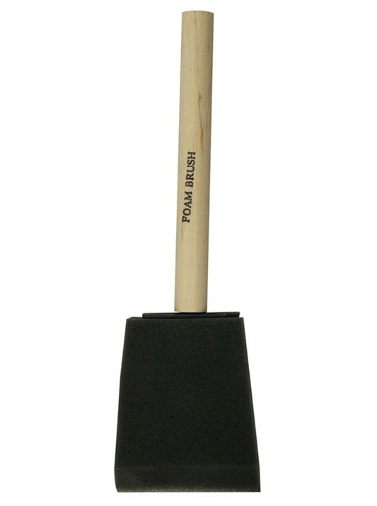 Richard 80102 2" Foam Brush, UTILITY Series. Natural wood handle. | the Hyde Store