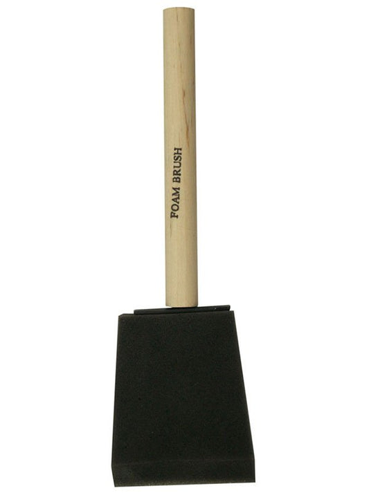 Richard 80103 3" foam brush, UTILITY series. Natural wood handle. | the Hyde Store