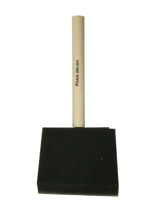 Richard 80104 4" foam brush, UTILITY series. Natural wood handle.
