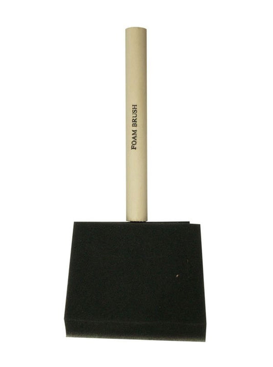 Richard 80104 4" foam brush, UTILITY series. Natural wood handle. | the Hyde Store