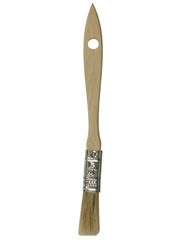 Richard 80151 1/2'' Chip Brush, UTILITY series. White bristle, wood handle. | the Hyde Store